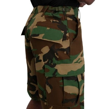 Pantaloni Propper BDU Short Uomo – Dark Navy, Taglia S | Autentico Militare Con 6 Tasche E Vita Regolabile