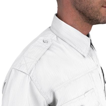 Propper® Men's Short Sleeve Tactical Shirt – Poplin White
