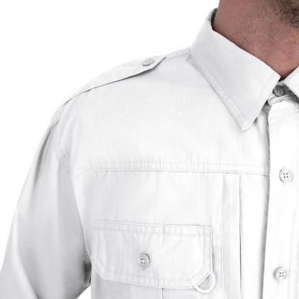 Propper® Men's Long Sleeve Tactical Shirt – Poplin White