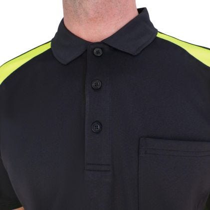 Propper Men's Midweight Short Sleeve Color Block Pocket Polo