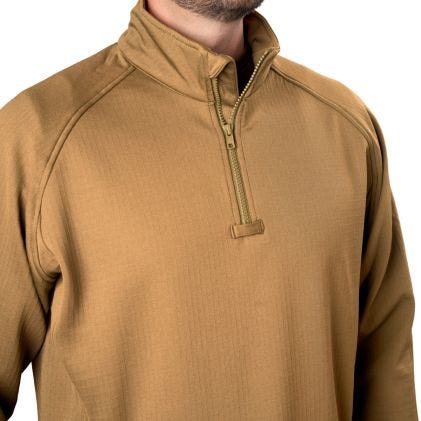 Propper Men's Quarter Zip Grid Fleece
