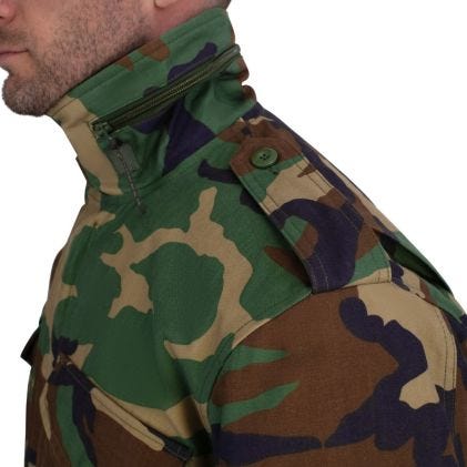 美品❗️PROPPER/ガンジャケット、ミリタリーベスト 厚手迷彩服　上セット Propper M65 Field Coat