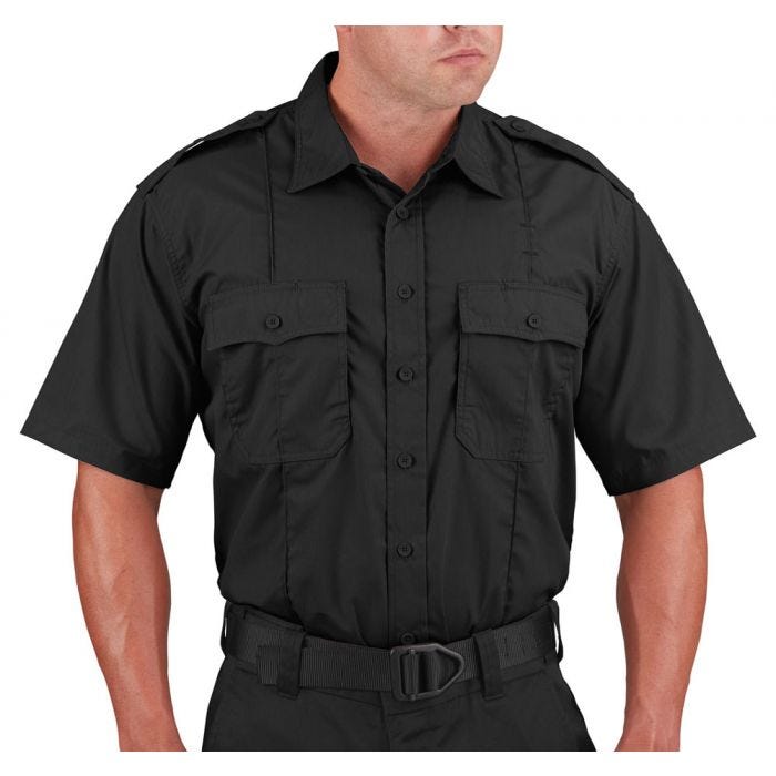 propper short sleeve tactical dress shirts NWT Propper 9600 Tactical Shirt, Men's L Navy Blue Button Down, Short  Sleeves