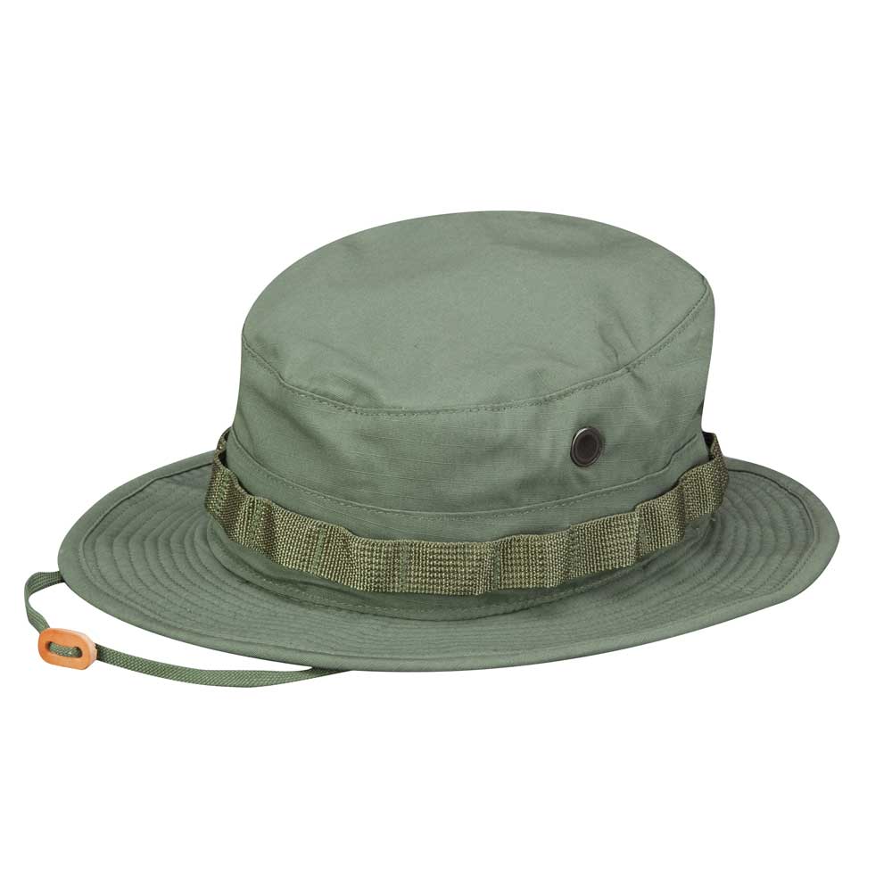 Propper® Boonie Hat 100% Cotton Ripstop– Wide Brim & Chin Strap Military Hat - Picture 11 of 12