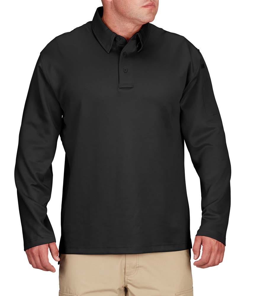 Propper® I.C.E.® Men’s Performance Long Sleeve Tactical Polo Shirt– Breathable - Picture 7 of 17
