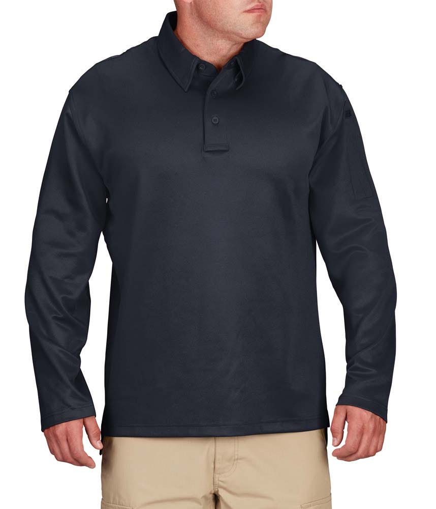 Propper® I.C.E.® Men’s Performance Long Sleeve Tactical Polo Shirt– Breathable - Picture 13 of 17