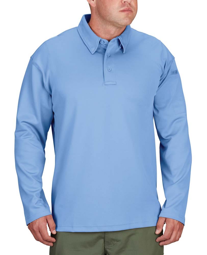 Propper® I.C.E.® Men’s Performance Long Sleeve Tactical Polo Shirt– Breathable - Picture 14 of 17