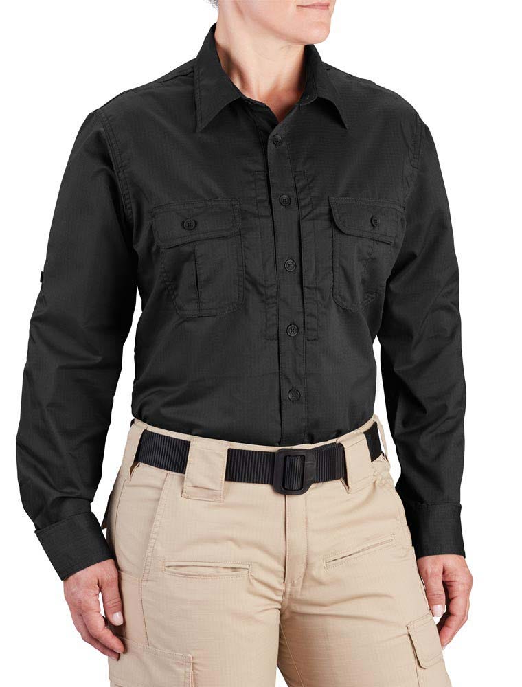 Propper® Kinetic Women's Long Sleeve Tactical Shirt- Stain Resistant, Modern - Picture 7 of 10
