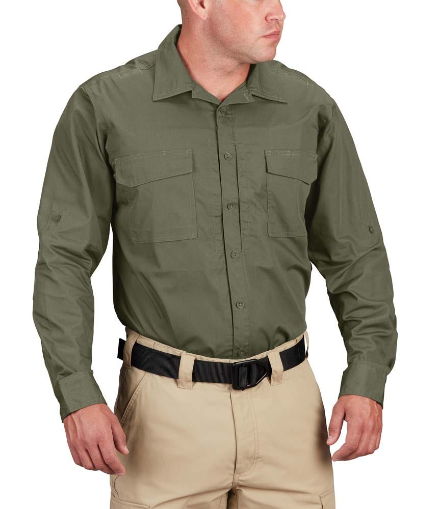 Propper Men's RevTac Shirt - Long Sleeve, Tactical Ripstop, Durable ...