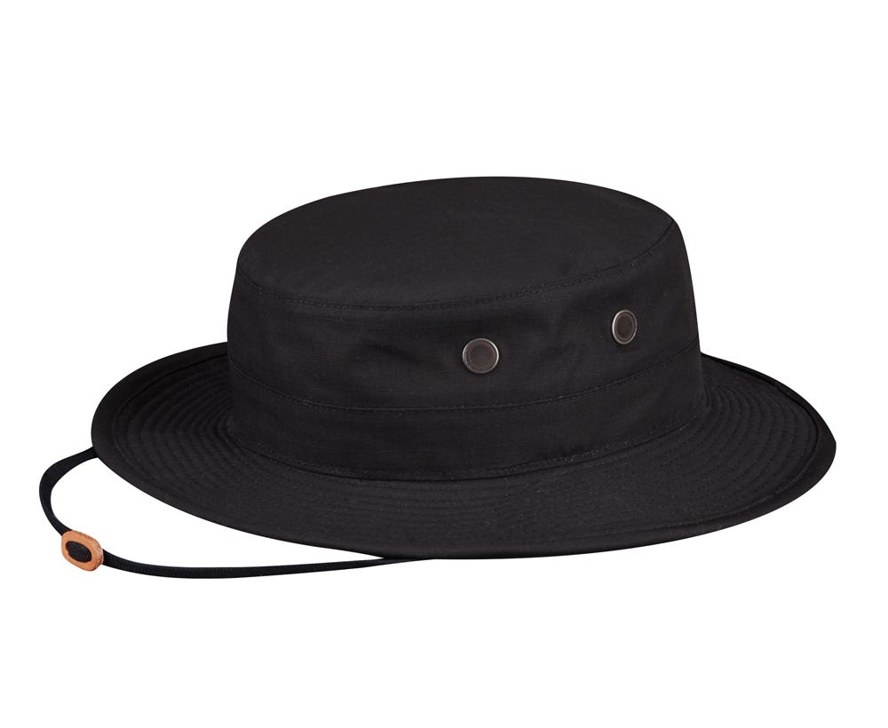 Propper® Tactical Boonie Hat 6.4oz Ripstop Fabric, Teflon, Adjustable Chin Strap - Picture 7 of 12