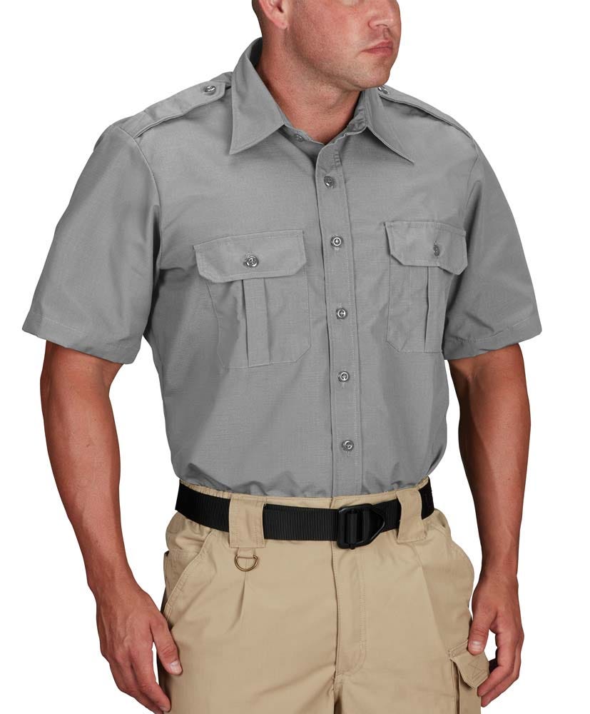 Propper® Men's Tactical Dress Shirt, Short Sleeve, Ripstop Duty Work Uniform - Picture 10 of 14