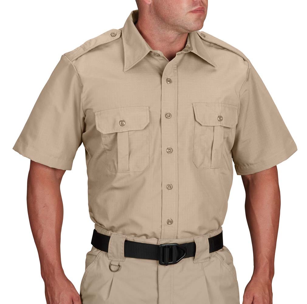 Propper® Men's Tactical Dress Shirt, Short Sleeve, Ripstop Duty Work Uniform - Picture 11 of 14