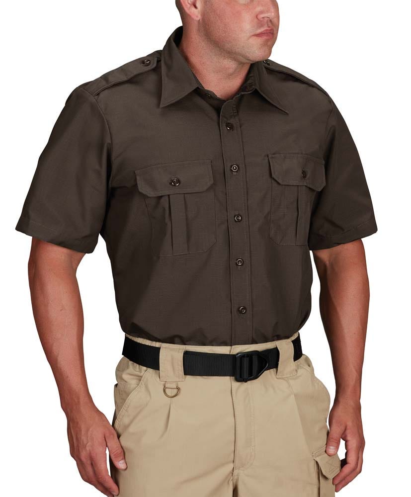Propper® Men's Tactical Dress Shirt, Short Sleeve, Ripstop Duty Work Uniform - Picture 14 of 14