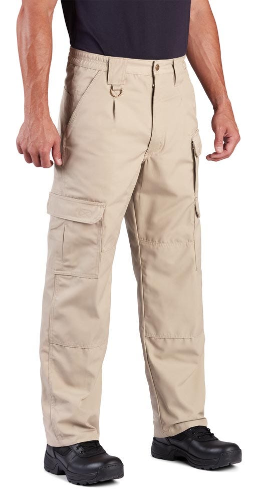 Propper® Canvas Tactical Work Pants with Cargo & Mag Pockets, DWR, Relaxed Fit - Picture 8 of 12