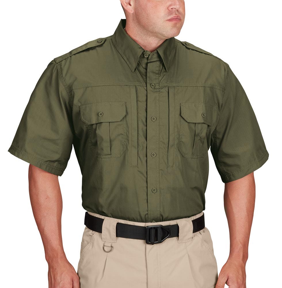 Propper® Men's Tactical Shirt – Short Sleeve ,Stain Resist, Work Shirt - Picture 13 of 15