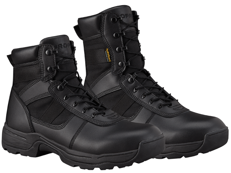 Propper Duralight Tactical Boots F4530 – Men's Black Military Boots, Lace-Up, Slip Resistant – All Sizes