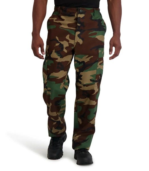 BDU Trouser Button Fly - 100% Cotton Ripstop